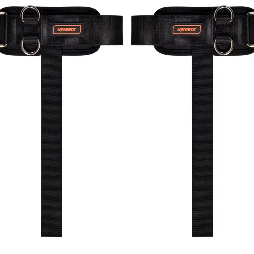 Jobgain Weight Lifting Straps D Rings for Cable Machine Neoprene Padded Wrist